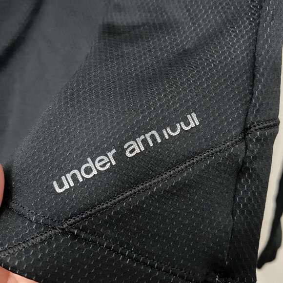 Under Armour Womens Black Cold Gear Fitted 1/4 Zip Pullover Sweater Size Small - Picture 8 of 8